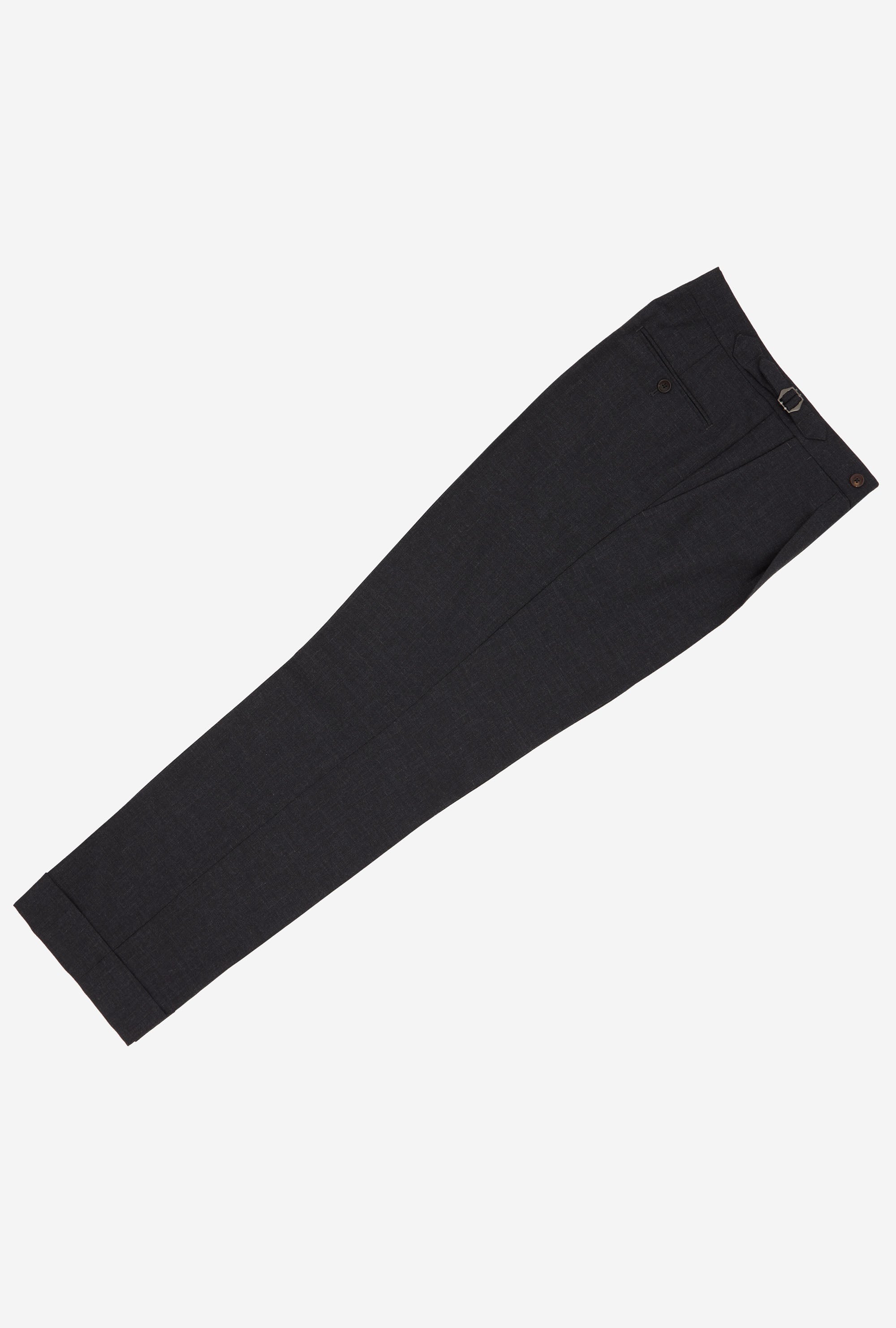 Tailored Trouser High-Twist Wool Charcoal