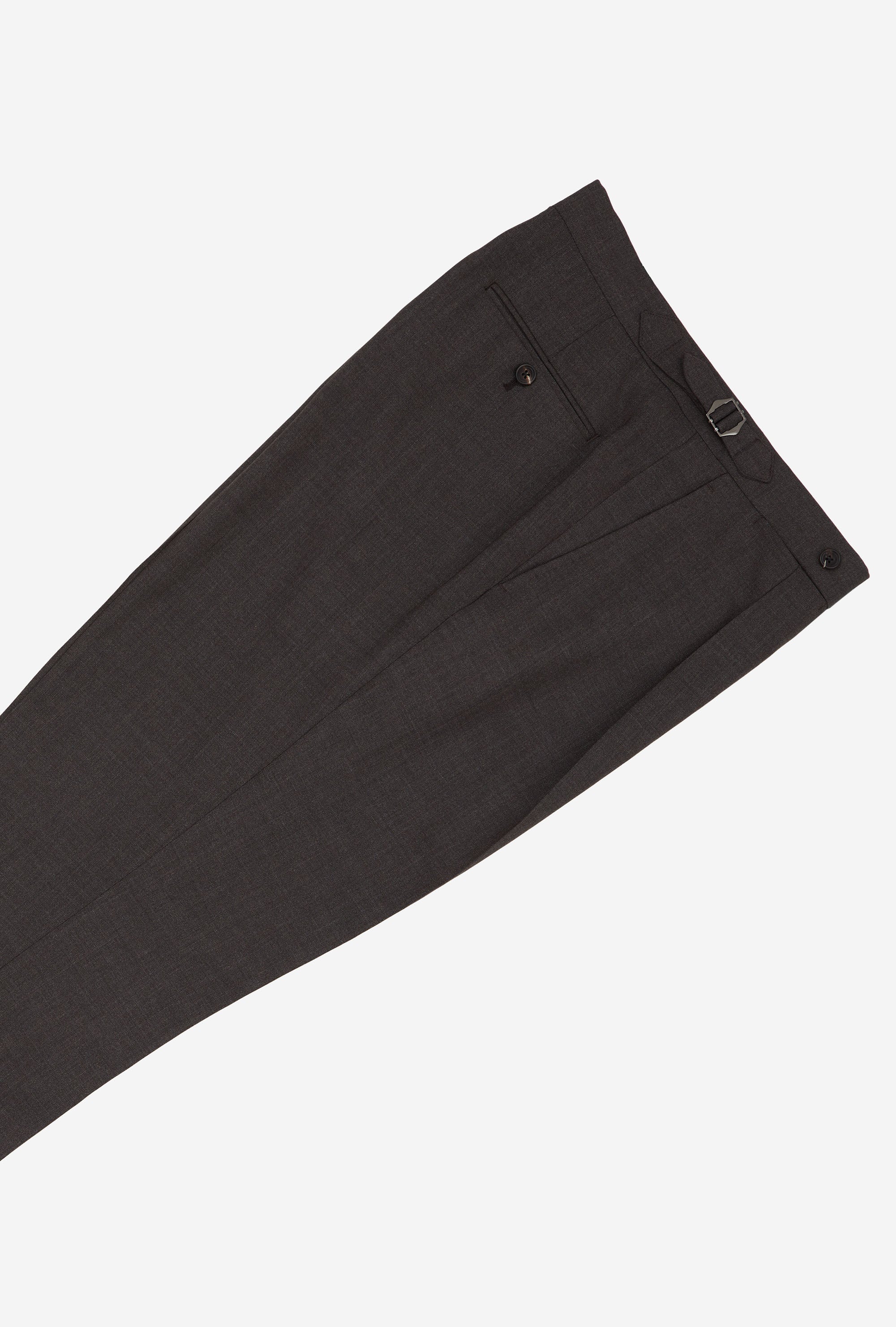 Suit Single Breasted Brown Twisted Wool-Mohair