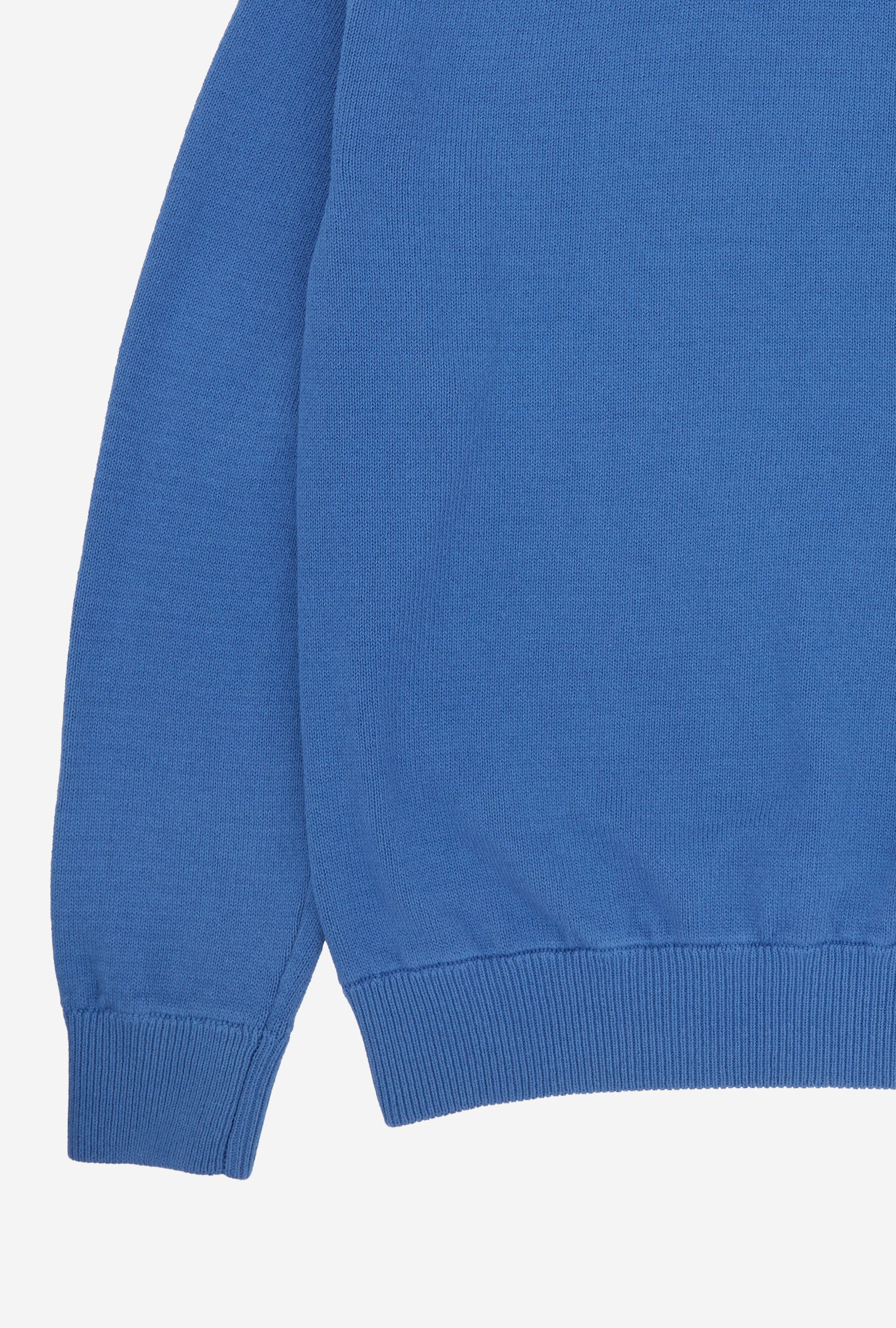 Crewneck Cotton Cobalt Blue