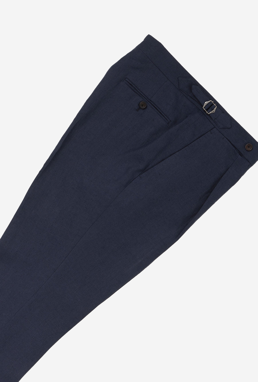 Tailored Trouser Washed Linen Navy