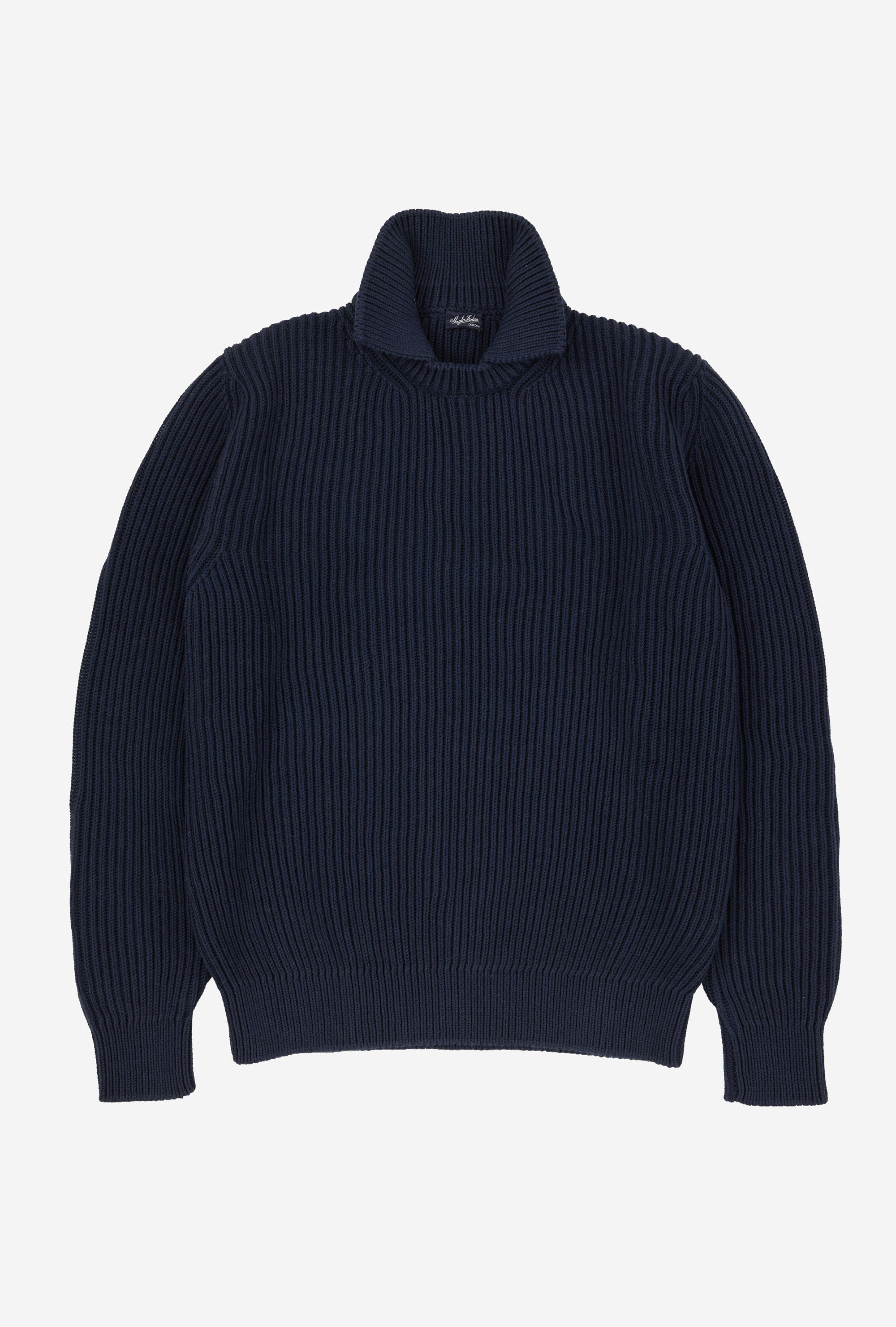 Stromboli Ribbed Cotton Wool Navy