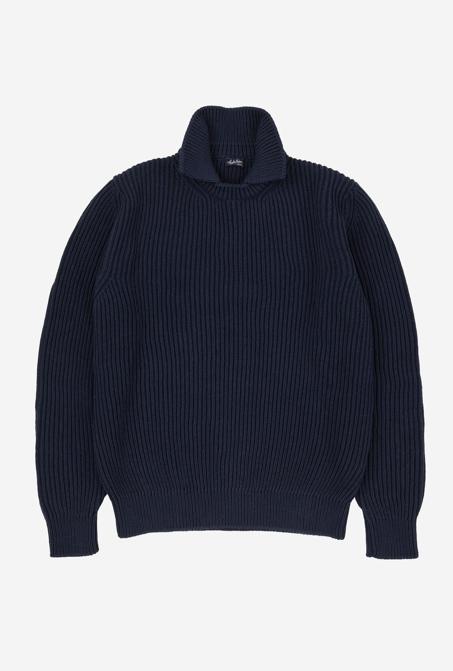 Stromboli Ribbed Cotton Wool Navy