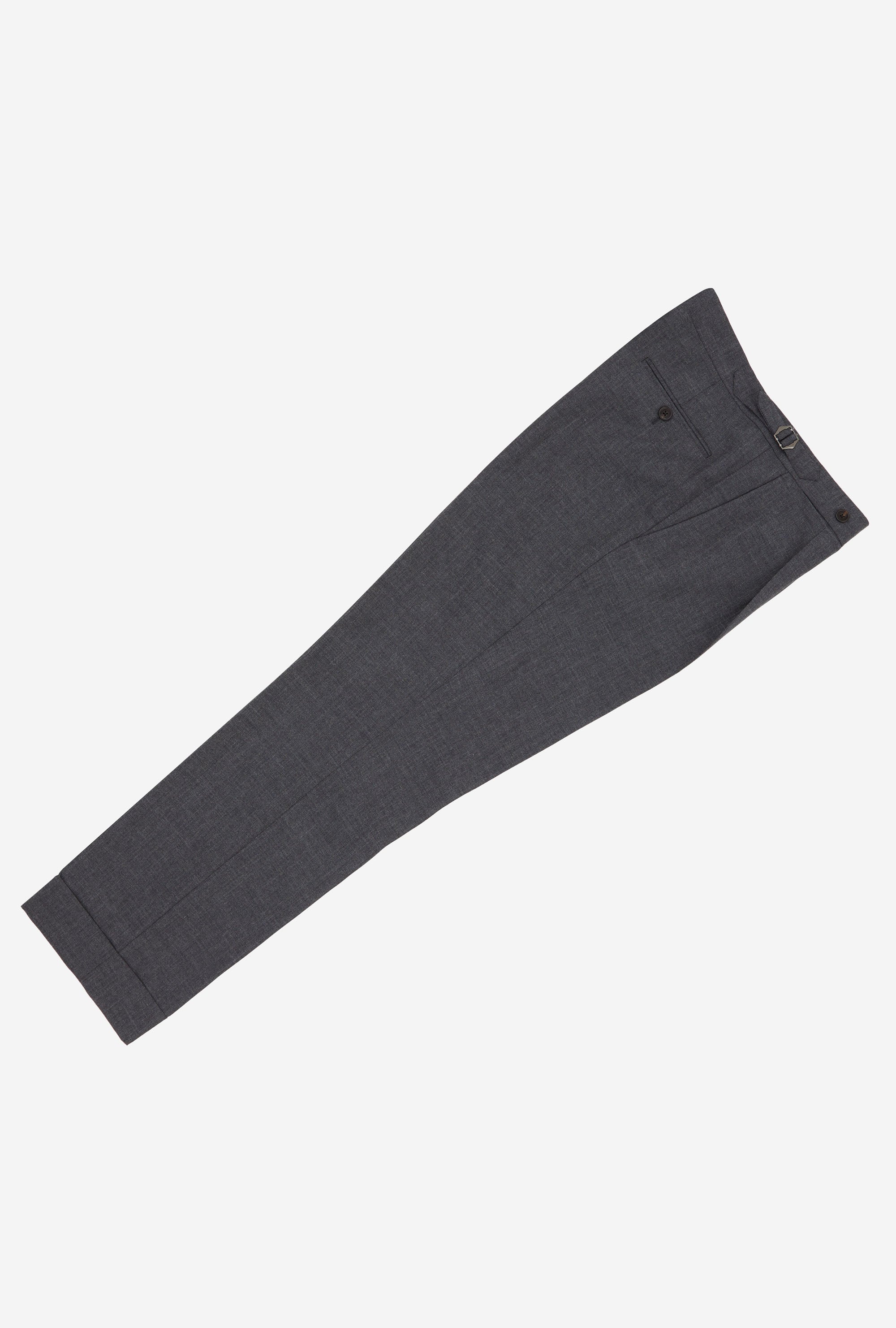 Tailored Trouser High-Twist Wool Mid Grey