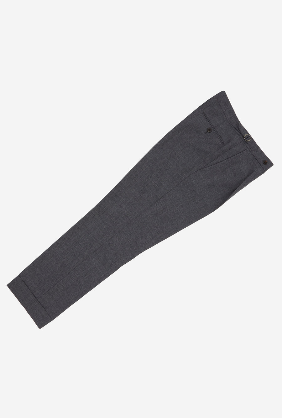 Tailored Trouser High-Twist Wool Mid Grey