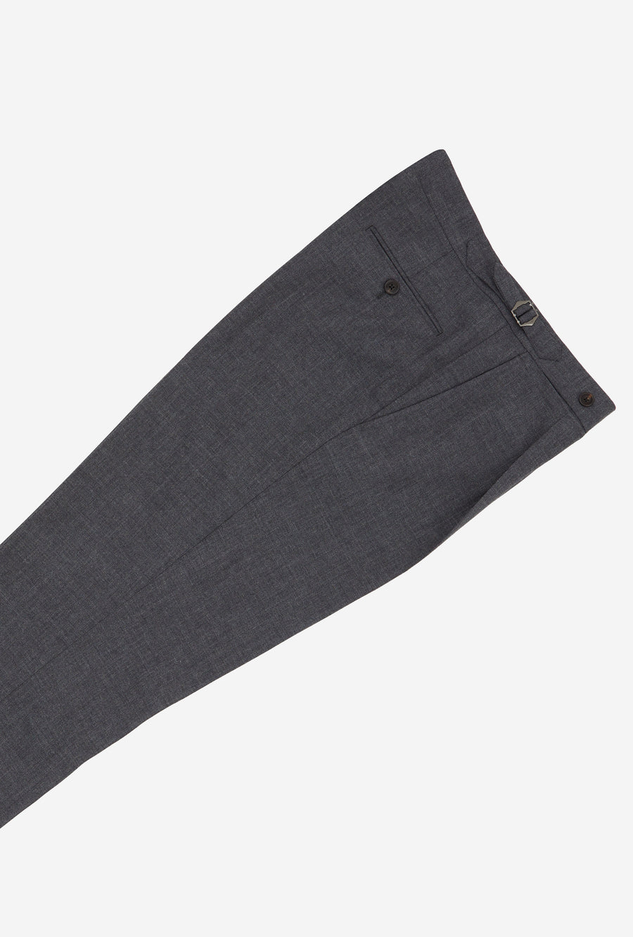 Tailored Trouser High-Twist Wool Mid Grey