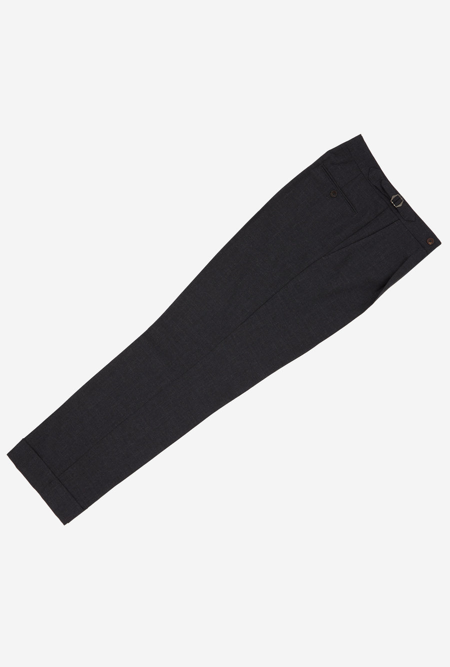 Tailored Trouser High-Twist Wool Charcoal