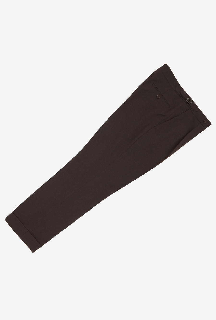 Suit Double Breasted Wool Cotton Brown