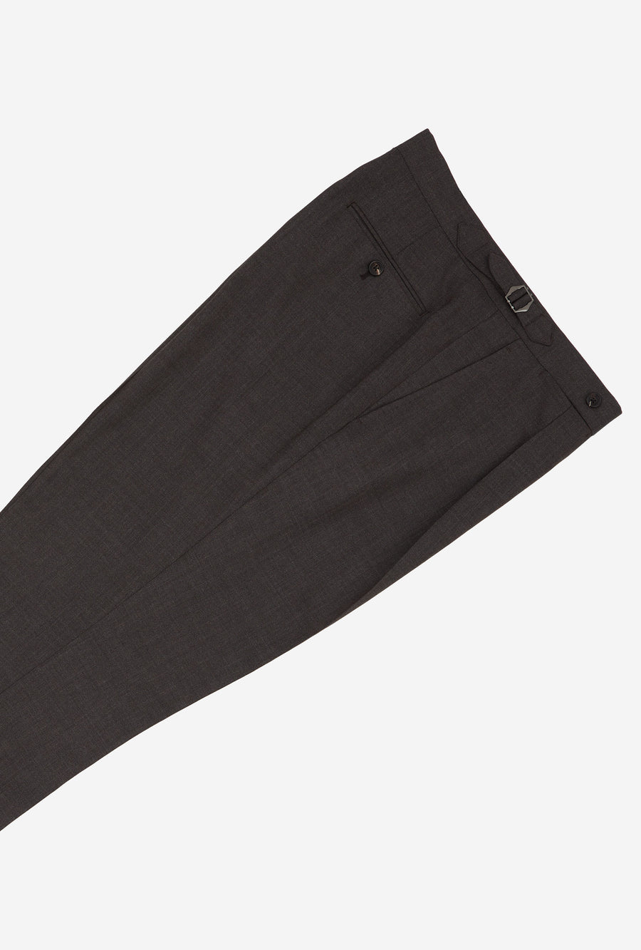 Suit Single Breasted Brown Twisted Wool-Mohair