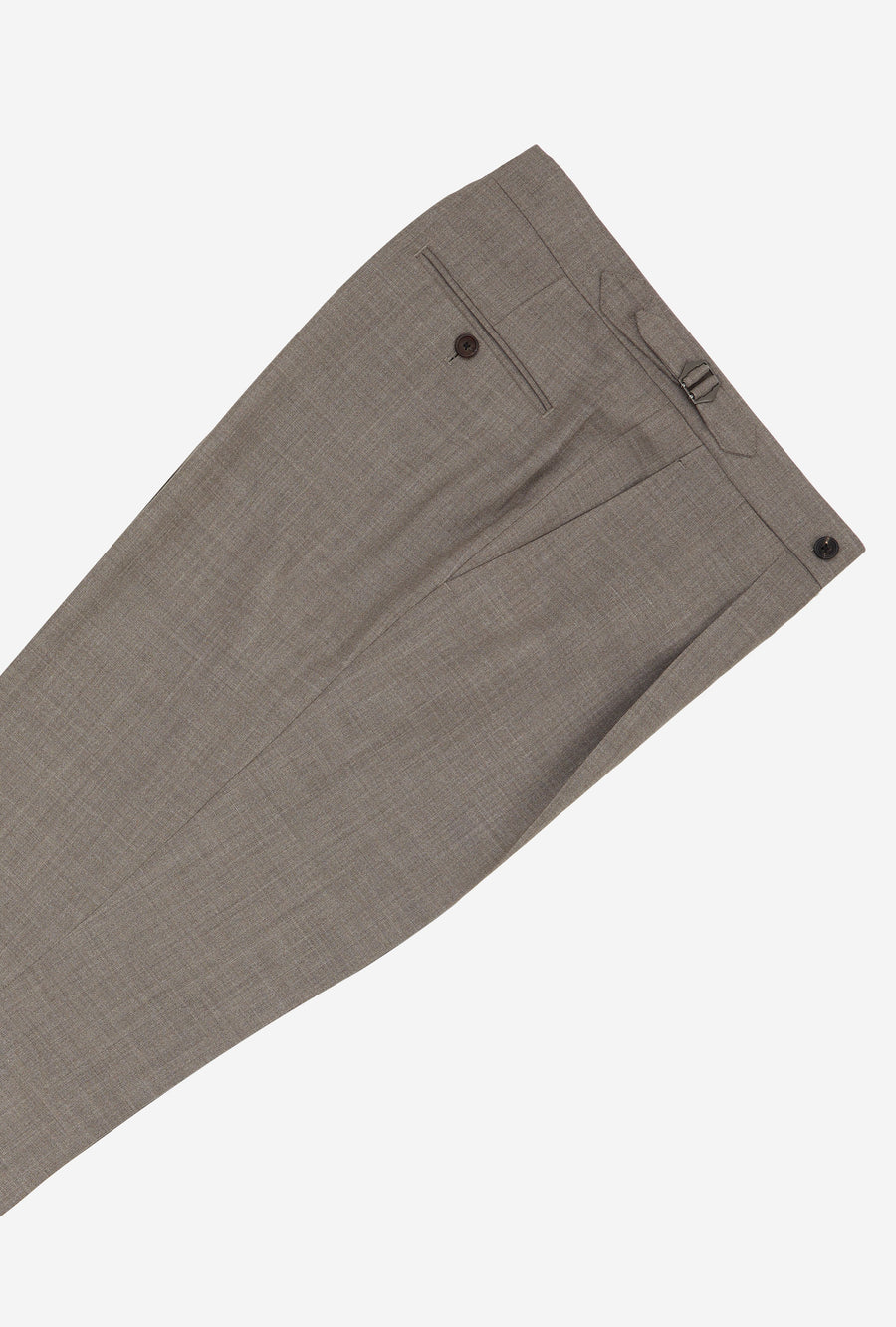 Suit Single Breasted Beige Twisted Wool-Mohair