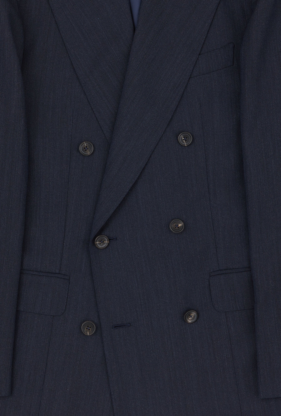 Suit Double Breasted Twisted Wool-Mohair Airforce Blue