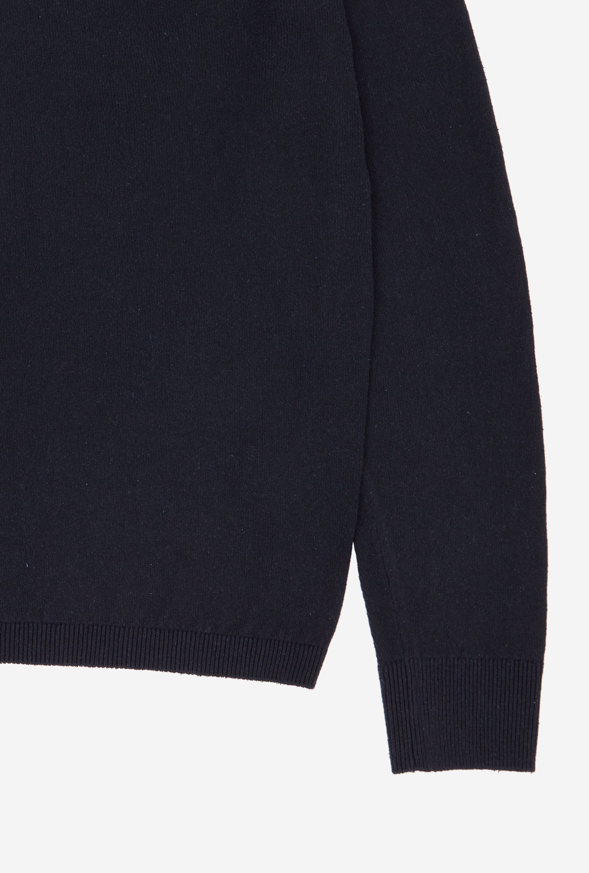 Knitted Polo Silk Navy
