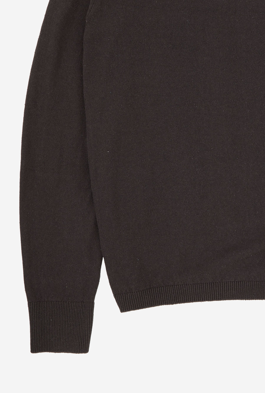 Knitted Polo Silk Chocolate
