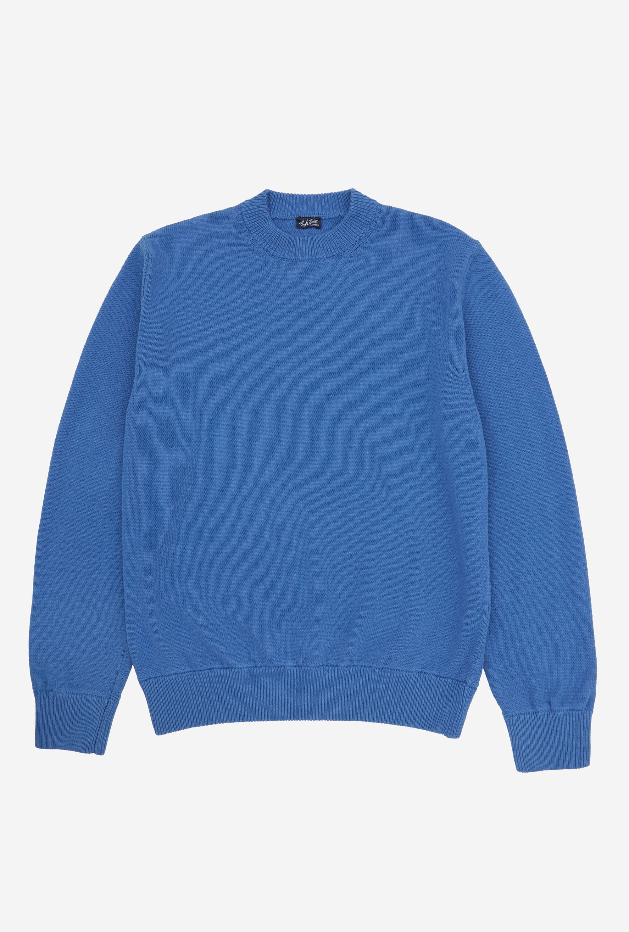 Crewneck Cotton Cobalt Blue