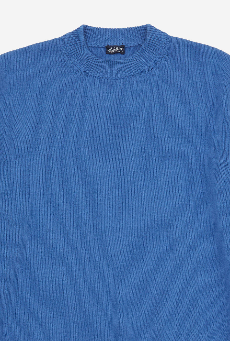 Crewneck Cotton Cobalt Blue