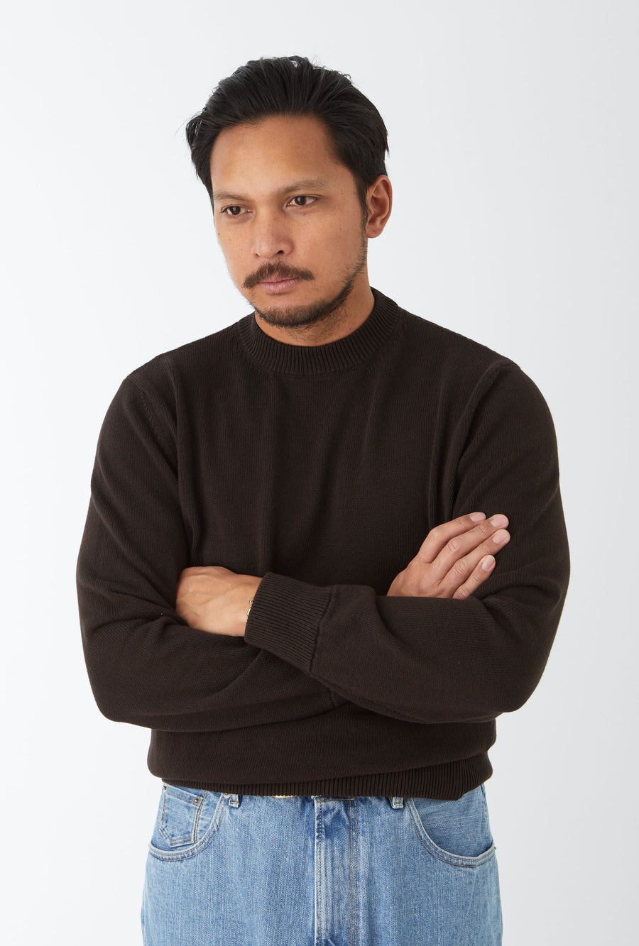Crewneck Cotton Espresso