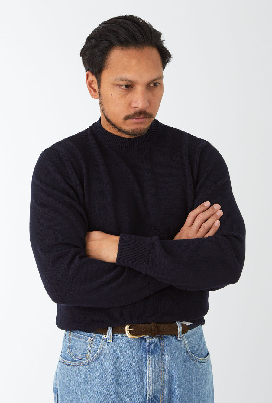 Crewneck Cotton Navy