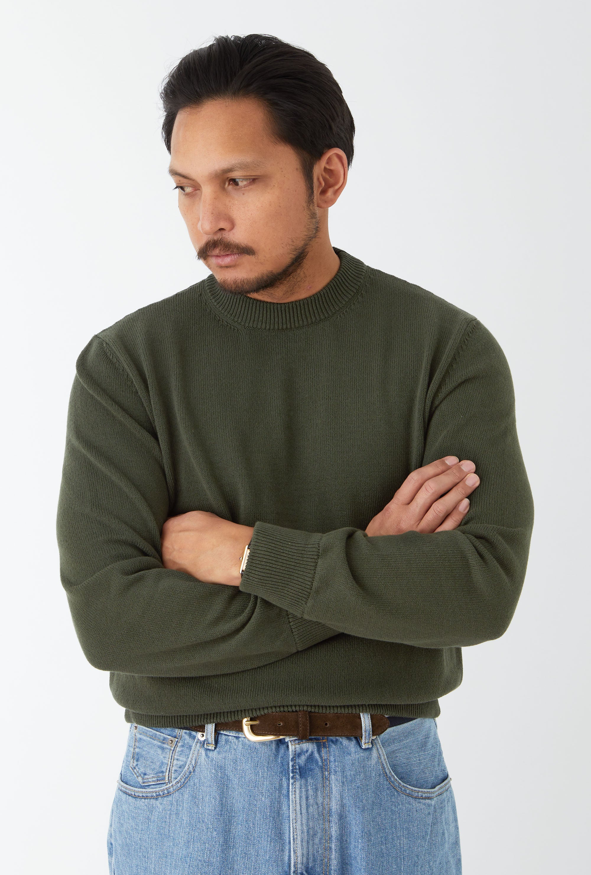 Crewneck Cotton Ranger Green