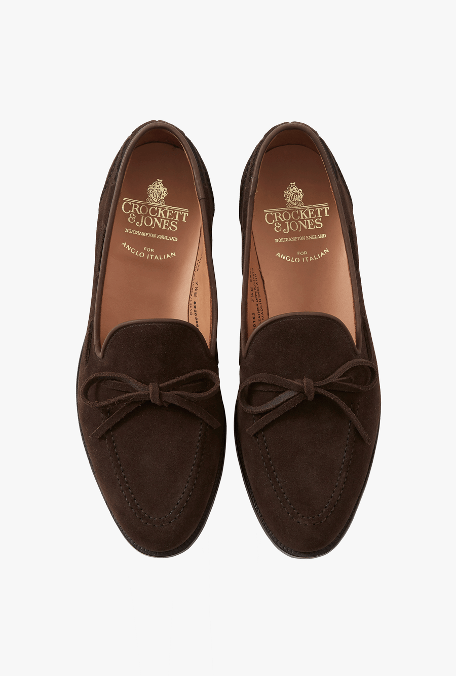 Crockett & Jones Napier Loafer Brown Suede City Sole