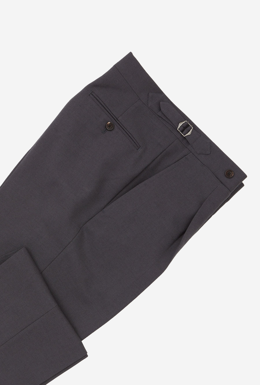 Suit Single Breasted Wool Cotton Grey