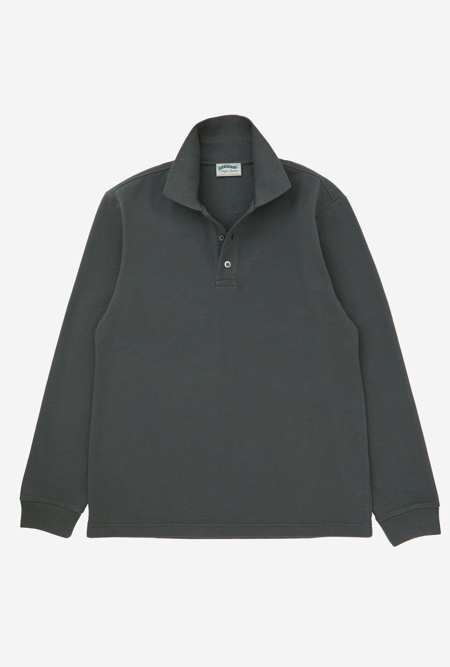 Polo Shirt Long Sleeve Forest